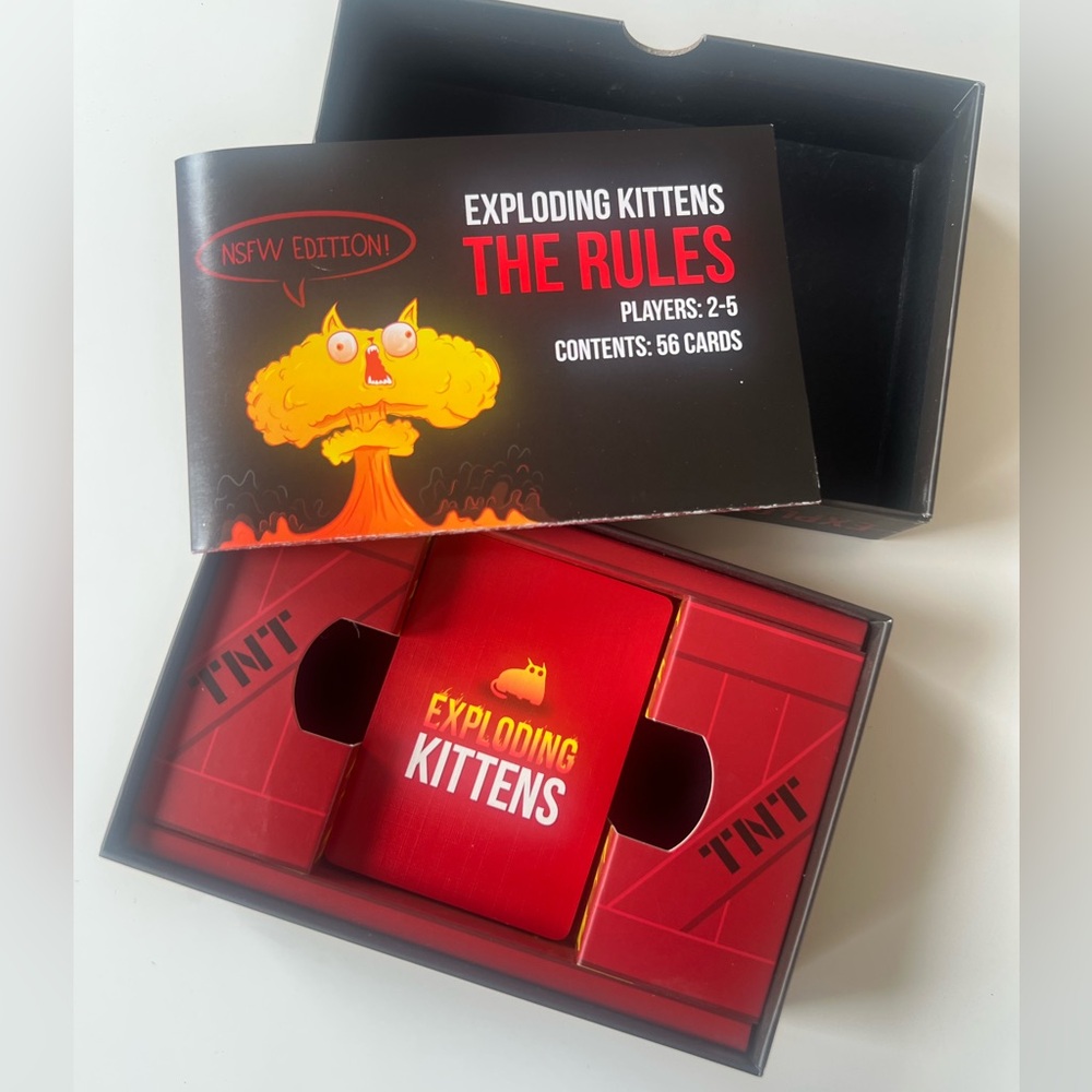 Exploding Kittens NSFW Edition Card Game - Picture 3 of 3
